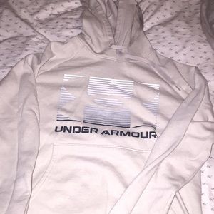 Men’s Large Cream Under Armour Hoodie